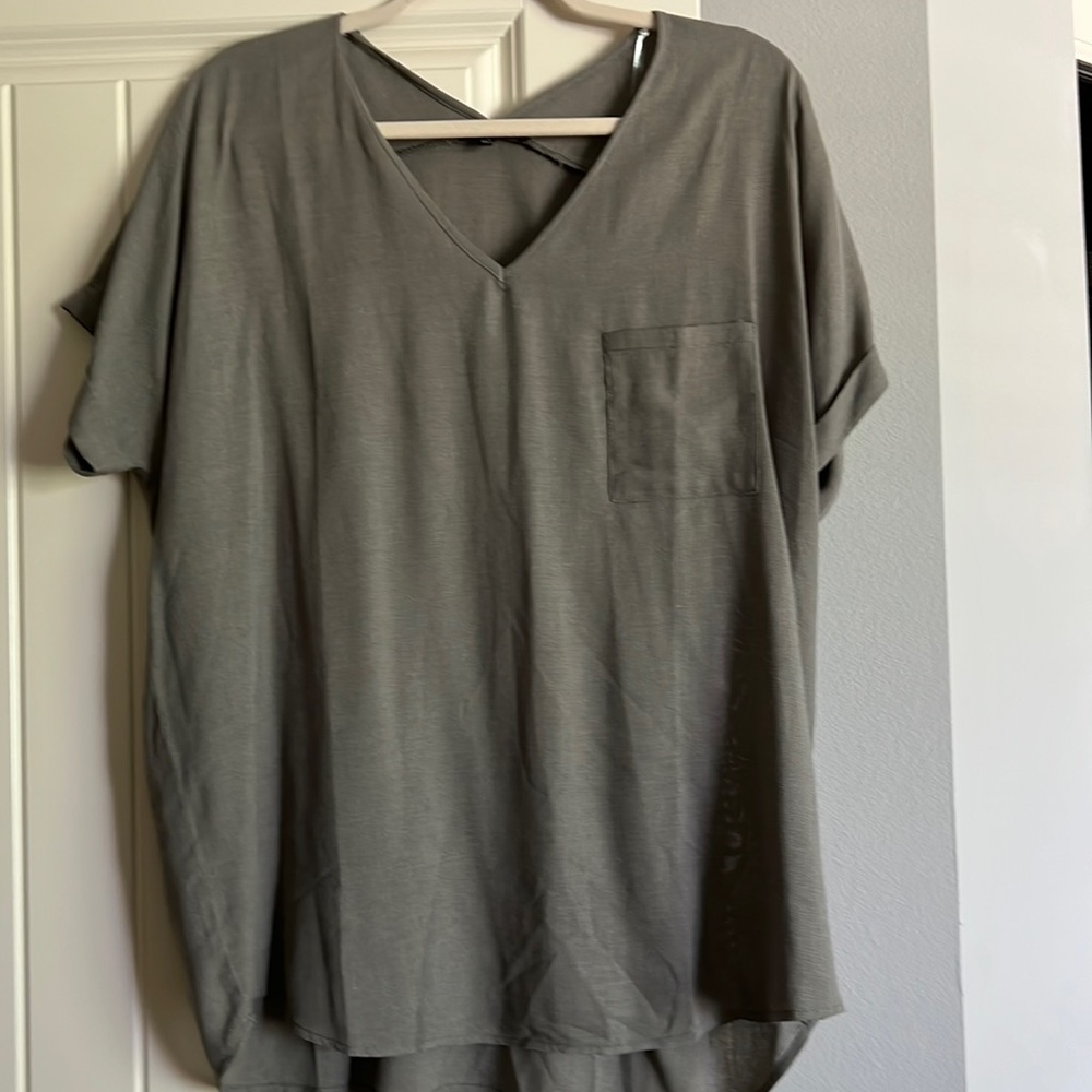 NWOT Olive Top
